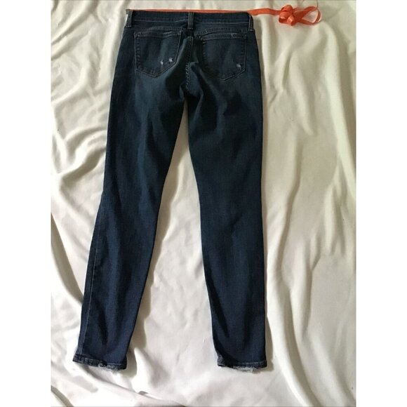 Jeans Men Size (Actual 28W 27L) 27 Tag Pants Toothpick Stretch Distressed Skinny - Picture 6 of 12